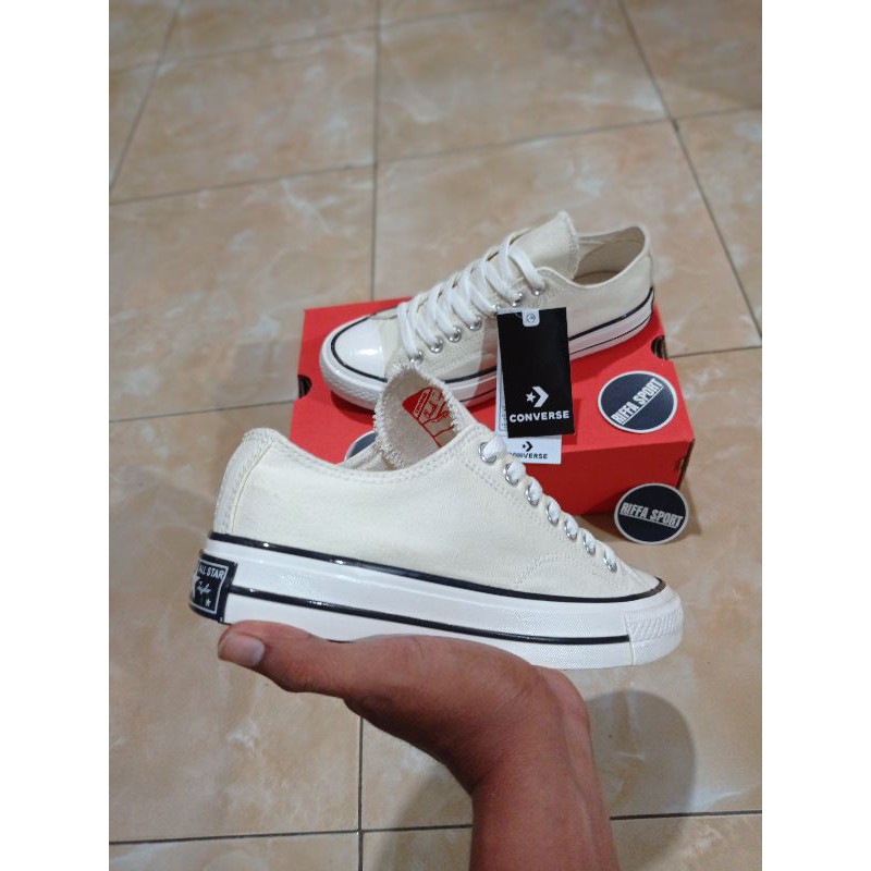 SEPATU CONV3RSEEE 70S OFF WHITE HIGH PREMIUM EGRET MURAH