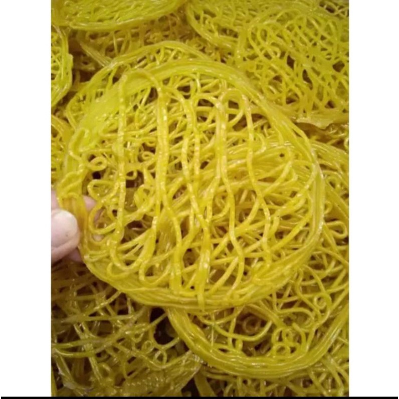 krupuk mie mentah