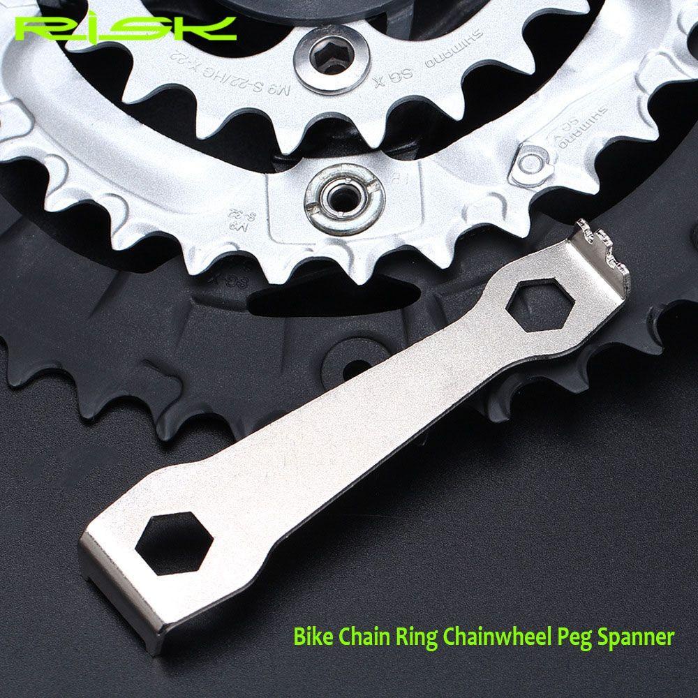 TOP 9&amp;10mm Chain Ring MTB Sepeda Jalan Crankset Arm Aksesoris RL202 Mur Chainring Sepeda