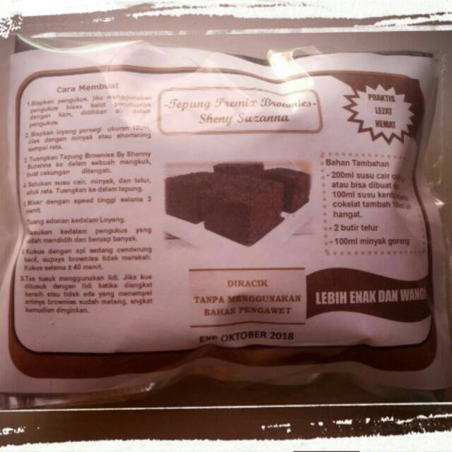 

Premix brownies shennysuzanna