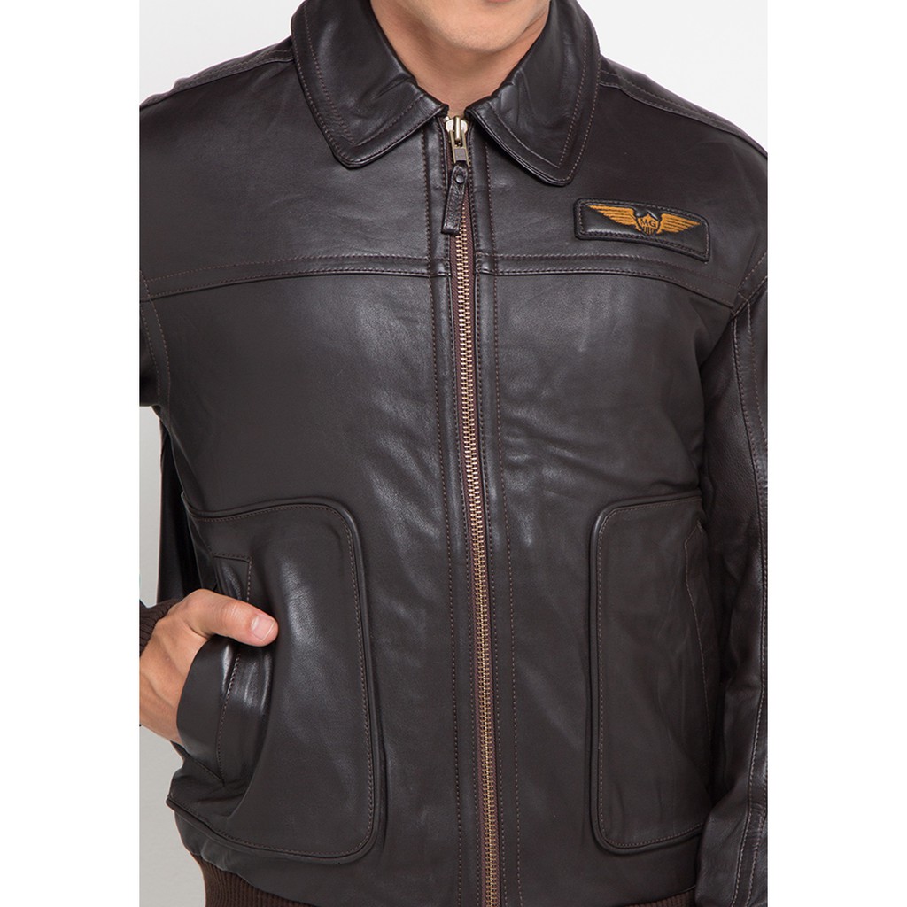 Jaket Kulit MGee 3451C Original Limited Jack C501 Brown