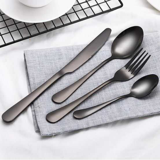 TD-AI ROXY Cutlery Set Perlengkapan Makan Sendok Garpu Pisau Western - C24