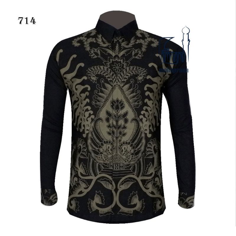 GUNUNGAN KEMEJA BATIK PRIA SLIMFIT