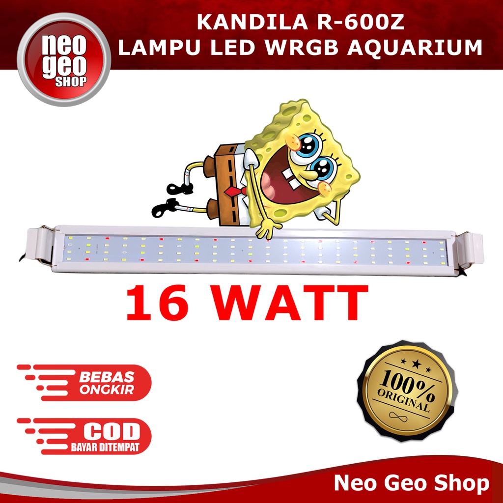 KANDILA R600Z R600 R 600 Z 600Z Lampu LED WRGB Aquarium Aquascape