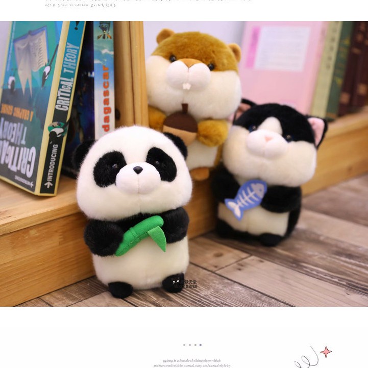 Boneka Panda Penguin Bahan halus import