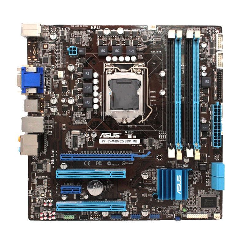 PREORDER ASUS P7H55-M/BM5275/DP_MB Motherboard DDR3 Motherboard 1156 Intel P55 Support Core i7 i5 i3