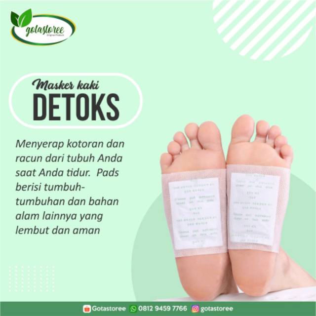 DETOX FOOT | MASKER KAKI | DAPET 4 PCS