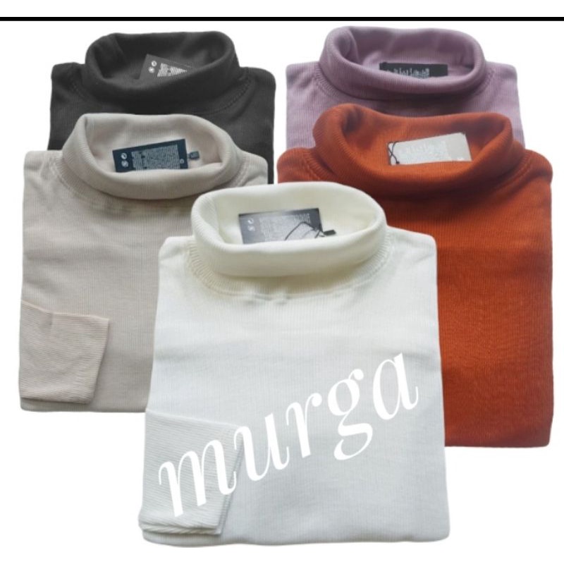 RIB TURTLE NECK premium,krah tinggi