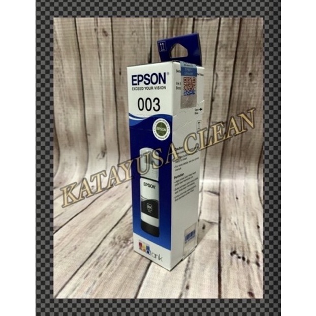 Jual Tinta Epson 003 Black For L1110l3110l3116l3150l3156l5190 Indonesiashopee Indonesia 0630