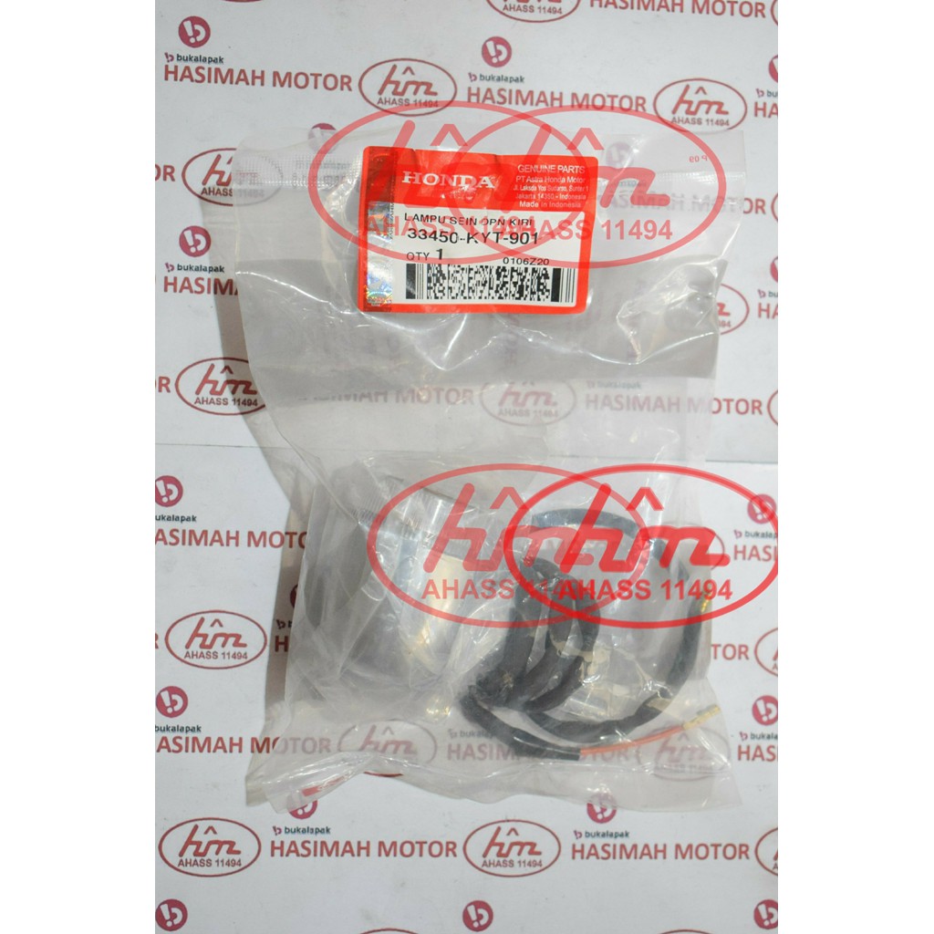 WINKER ASSY L FR (LAMPU SEIN KIRI DEPAN) HONDA SCOOPY KARBU - KODE PART: 33450KYT901