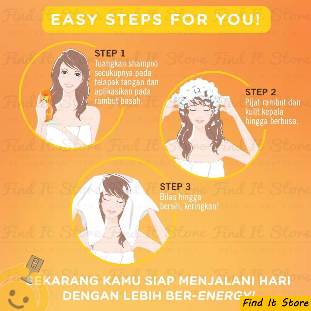 Makarizo Hair Energy Fibertherapy Conditioning Shampoo 170ml 170 ml Sampo Pembersih Rambut 2in1