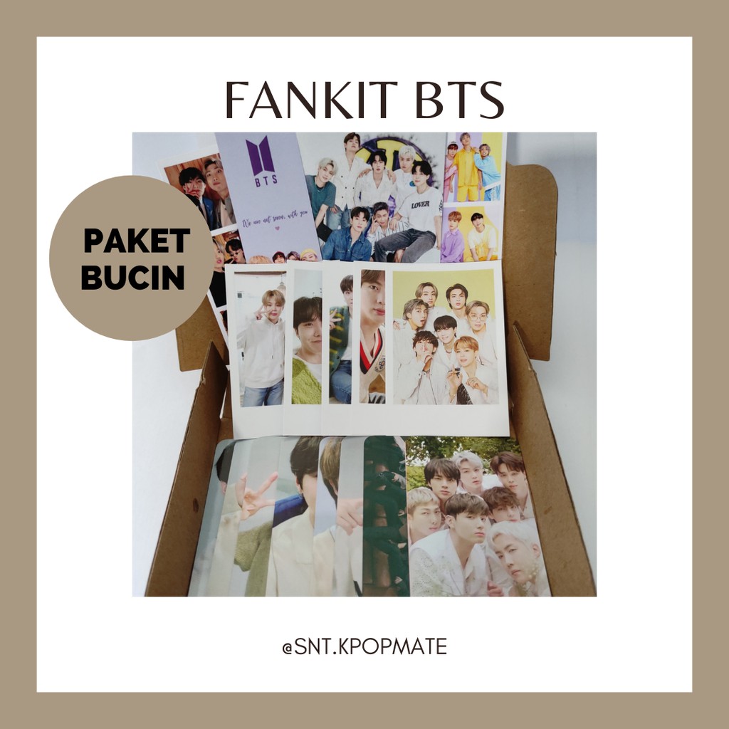 FANKIT BTS / GIFT BOX BTS MURAH (PHOTOCARD, POLAROID, DLL)