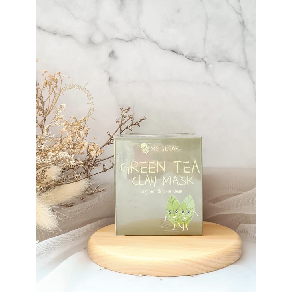 Claymask Ms Glow Green Tea Original