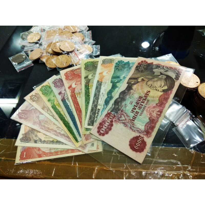 uang kuno full set sudirman