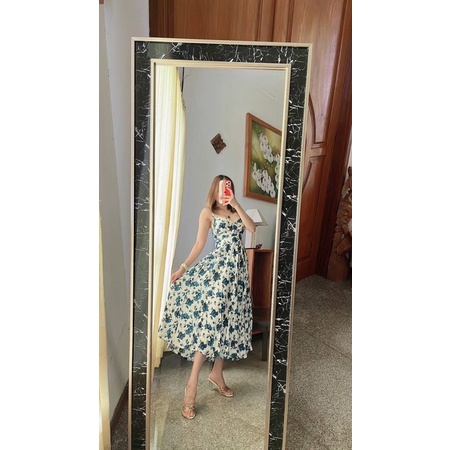 Gaun Pesta, Midi Dress, Dress Vintage Korean
