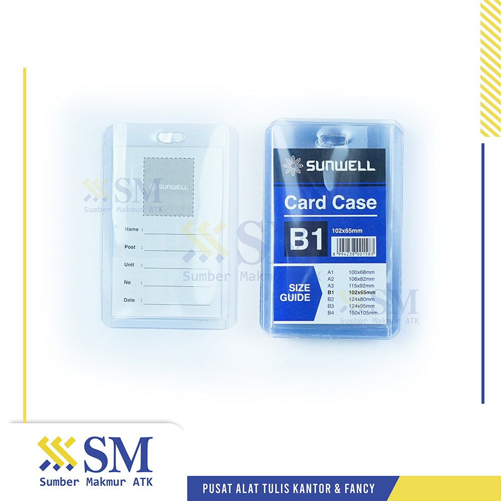 

(PCS) PLASTIK ID CARD SUNWELL B1 (102 X 65 mm)