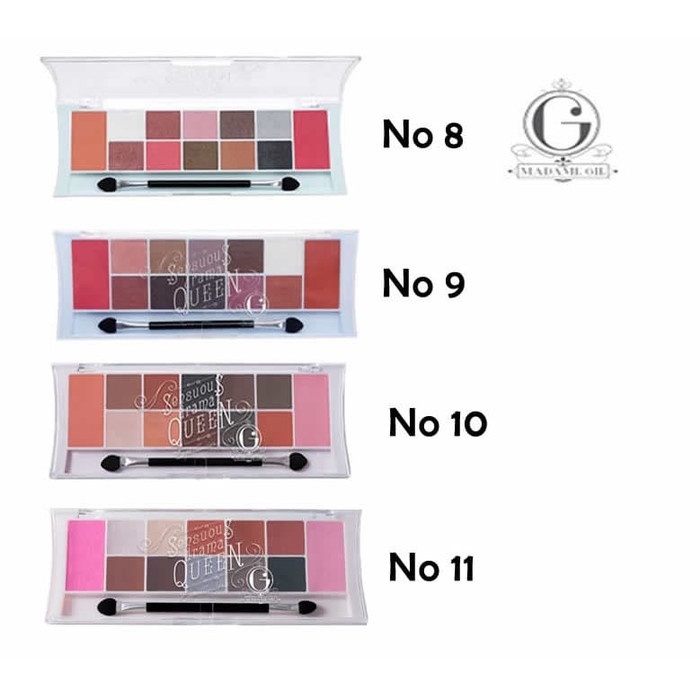 *galerybeautysemarang* Madame Gie Madame Complete Make Up Kit - MakeUp Face Pallete | eyeshadow