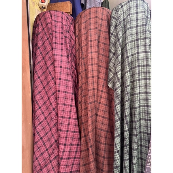 1/2m Kain blazer,jas/kain semi woll katun untuk blazer bahan blazer semiwool motif kotak