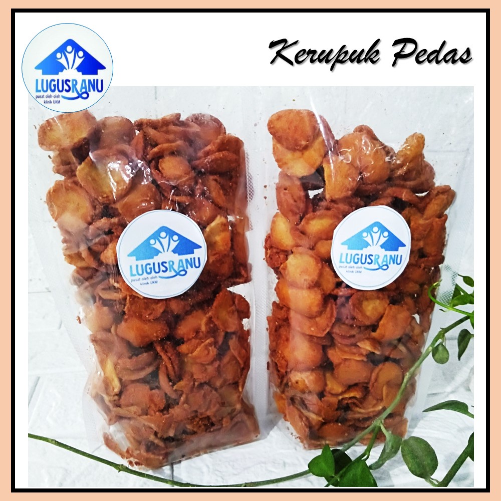 

Kerupuk Pedas Camilan Pedesan Kerupuk Bulat Mini Pedas Dan Sedap