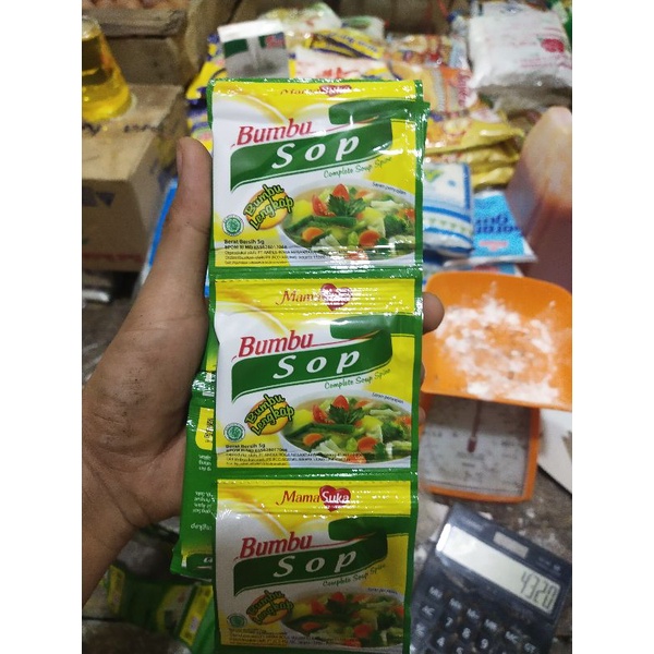 

Bumbu Sop Mama Suka 1Renceng isi 12