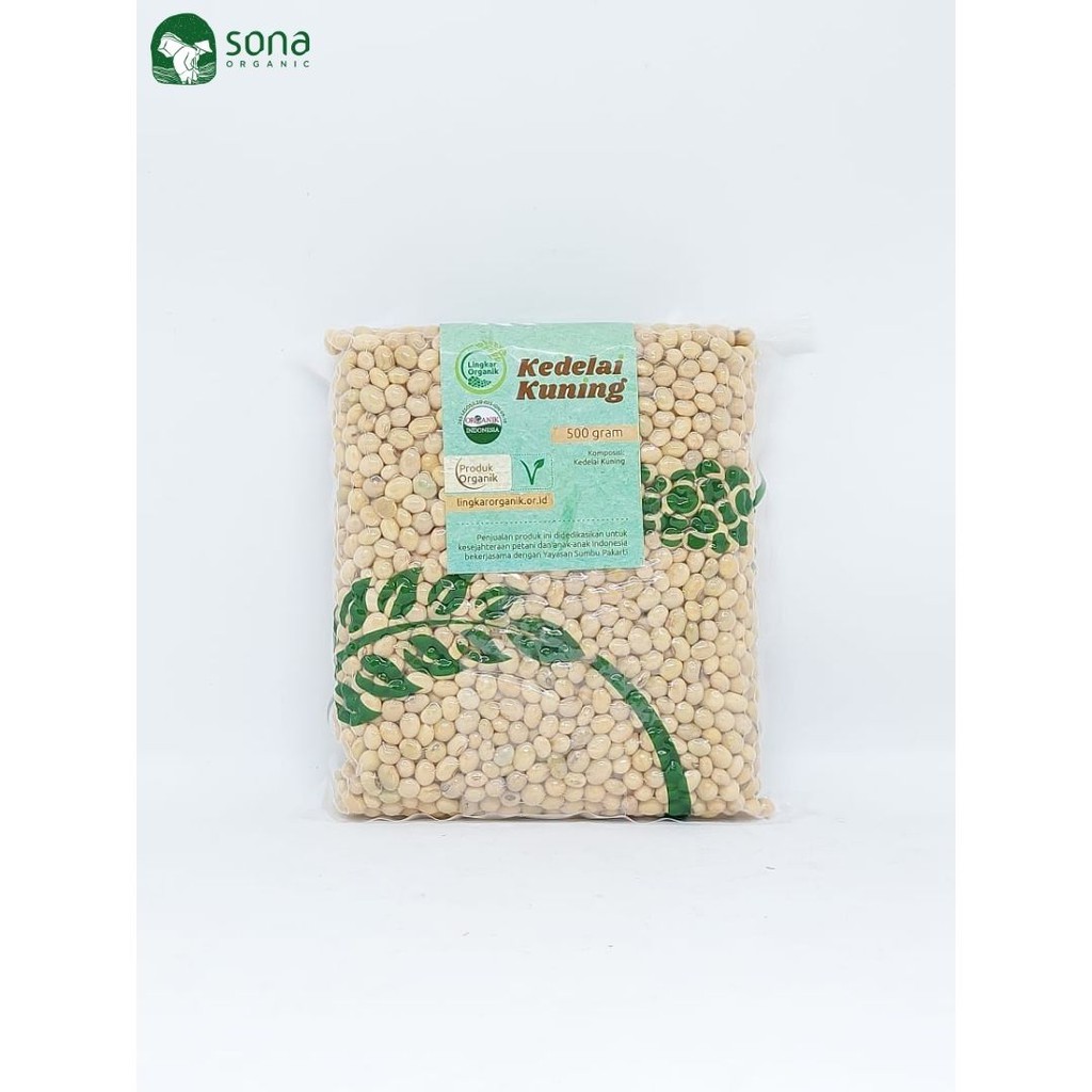 

Kacang Kedelai Kuning Organik - Lingkar Organik - 500gr