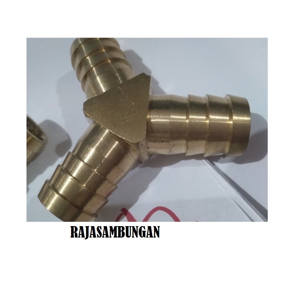 Nepel Selang Y 3/4 inch Hose Connector Sambungan Selang Gas Air Panas Sambungan Selang Y