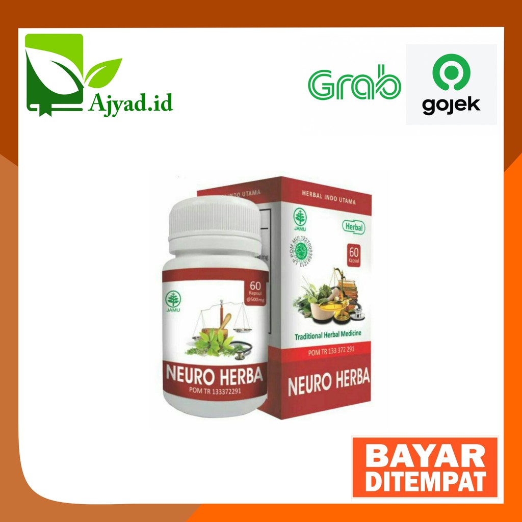 

Neuro Herbal - POM TR - Mencegah Dan Mengobati Stroke - 60 Kapsul - HIU - Original Product