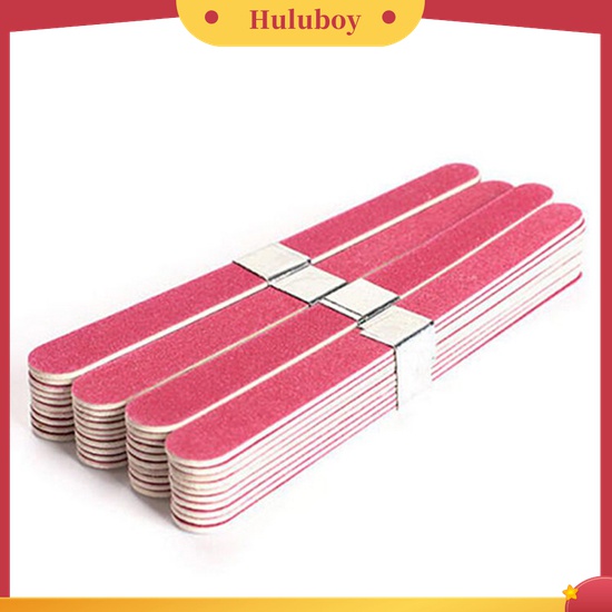 Huluboy Huluboy♡ 10pcs Balok Buffer Pengikir Kuku Untuk Manicure / Pedicure