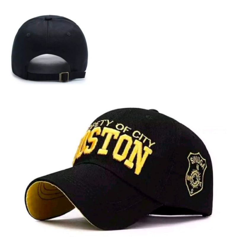 Black Special - Topi Pria Dan Wanita Super Premium Distro-Boston