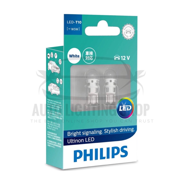 Philips Ultinon LED White T10 / Lampu Senja Kota
