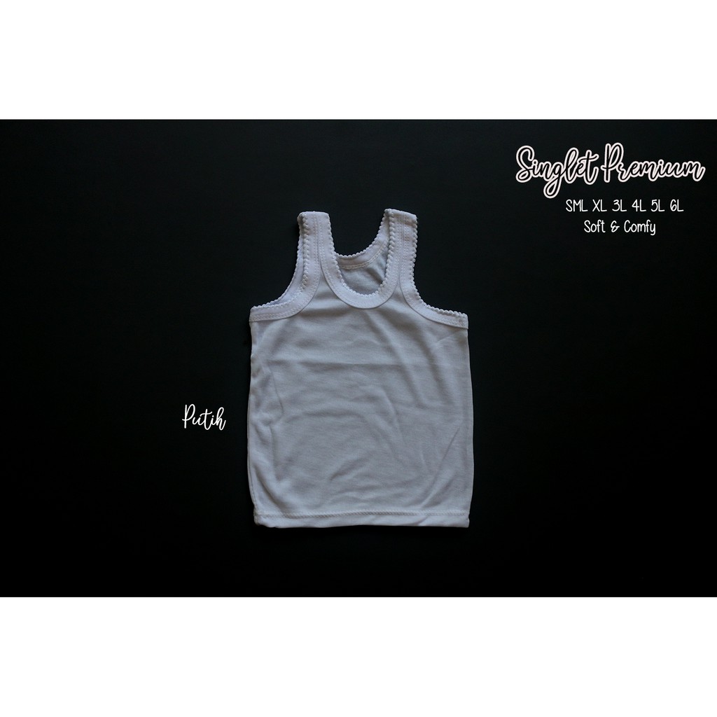 Singlet PREMIUM anak SML XL 3L 4L 5L 6L # Singlet Singlet bayi sampai remaja