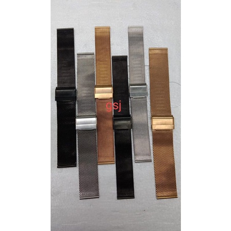 strap/rantai jam pasir zise/ukuran 14&gt;24 dan 12