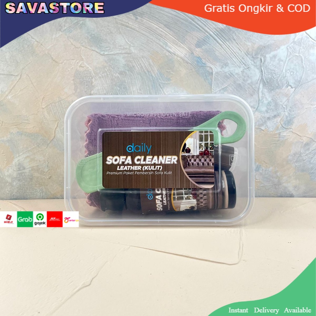 CAIRAN SPRAY PEMBERSIH AMPUH SOFA KULIT - SOFA LEATHER CLEANER PACK PREMIUM WATERLESS - DAILY SOFA CLEANER  LEATHER (KULIT) PREMIUM PEMBERSIH SOFA KULIT