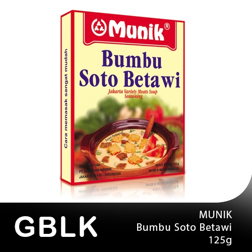 

MUNIK BUMBU SOTO BETAWI 125 GRAM