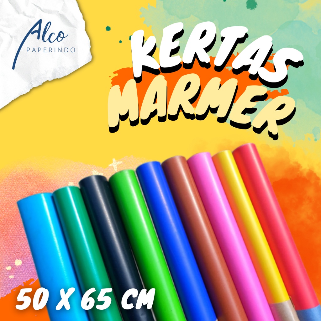 

Kertas Marmer Plano 50 x 65 cm TERMURAH