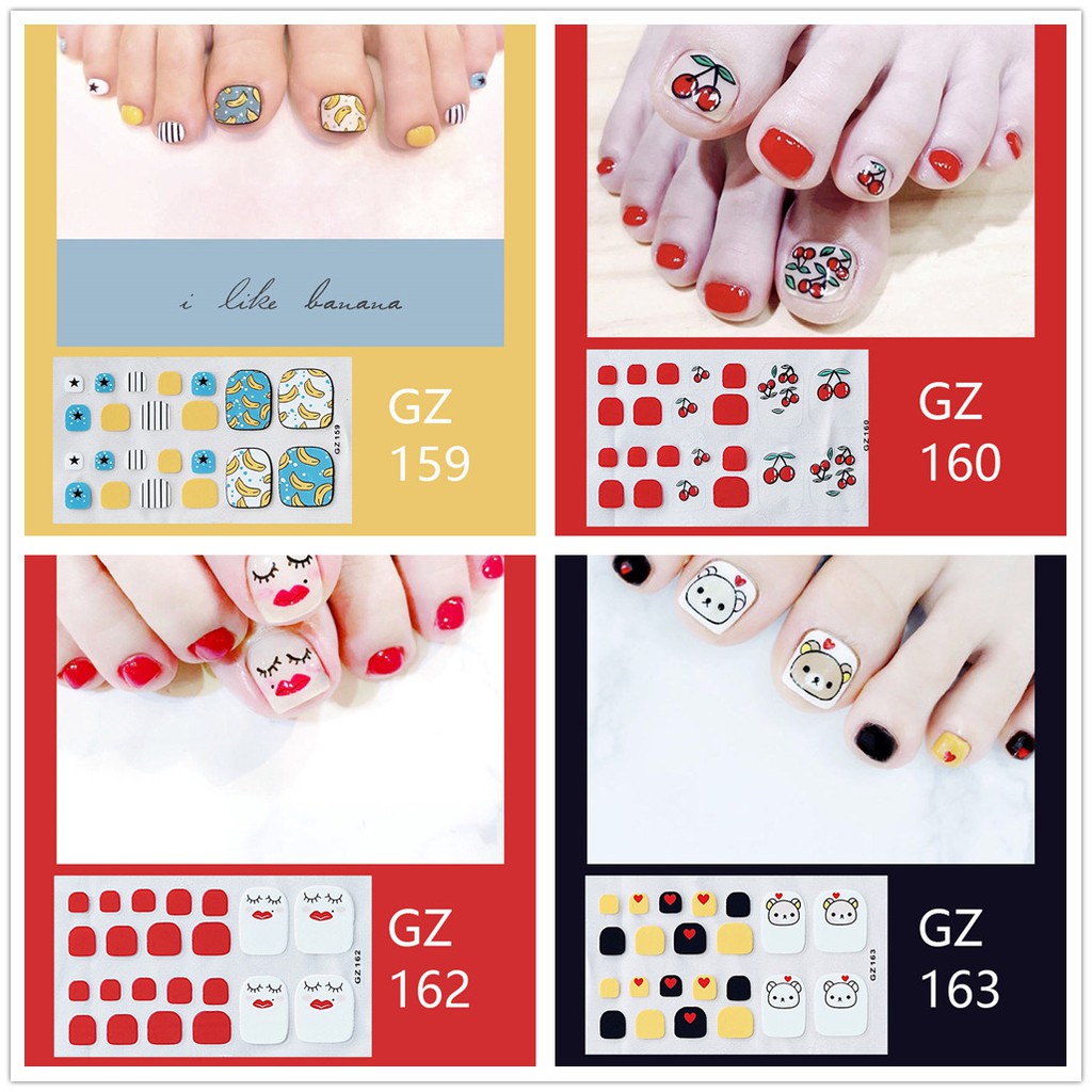 Gz34 Stiker Kuku 3D Bahan Akrilik untuk Nail Art