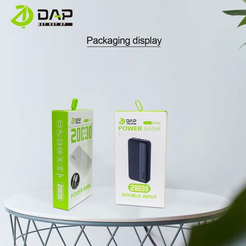 Power Bank DAP D-P220 20000mAH ORIGINAL PowerBank DAP D-P220 20000mAH ORIGINAL