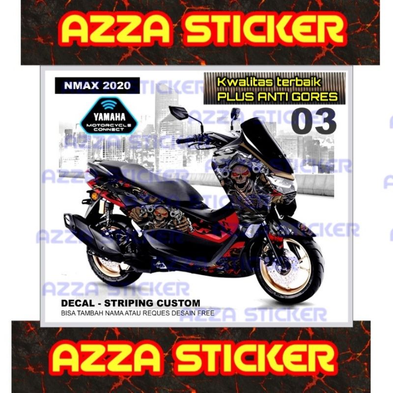 Sticker decal Yamaha NMAX 2020 Full Body decal Yamaha NMAX  2020 Full body 03