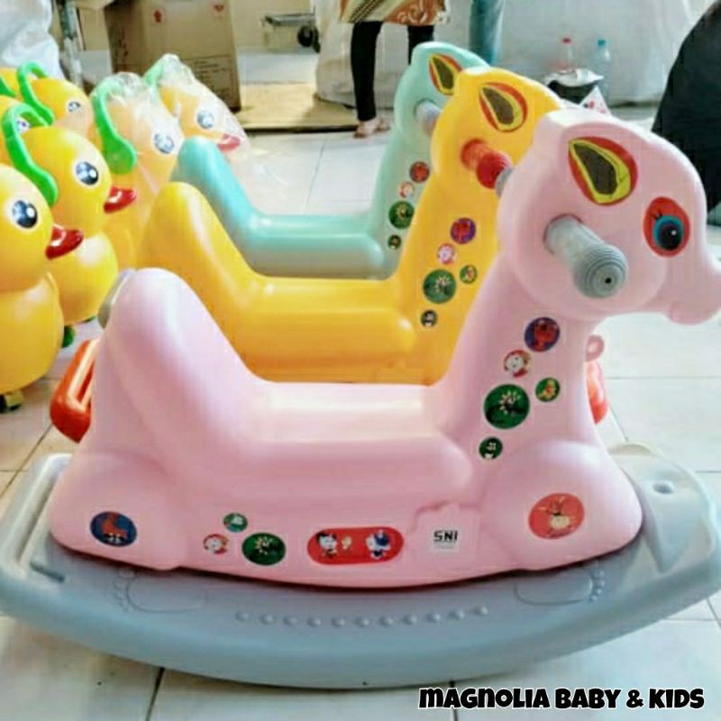 Kuda Rocking | Rocking Horse Tajimaku | Mainan Anak Jungkat Jungkit | Kuda Kudaan