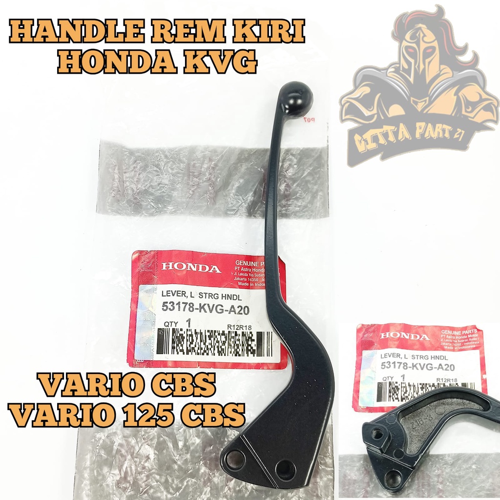 HANDLE HANDEL REM KIRI HONDA KUALITAS ASLI ORIGINAL HONDA AHM PRESISI TIDAK MUDAH PATAH DAN AWET VARIO CBS VARIO 125 CBS