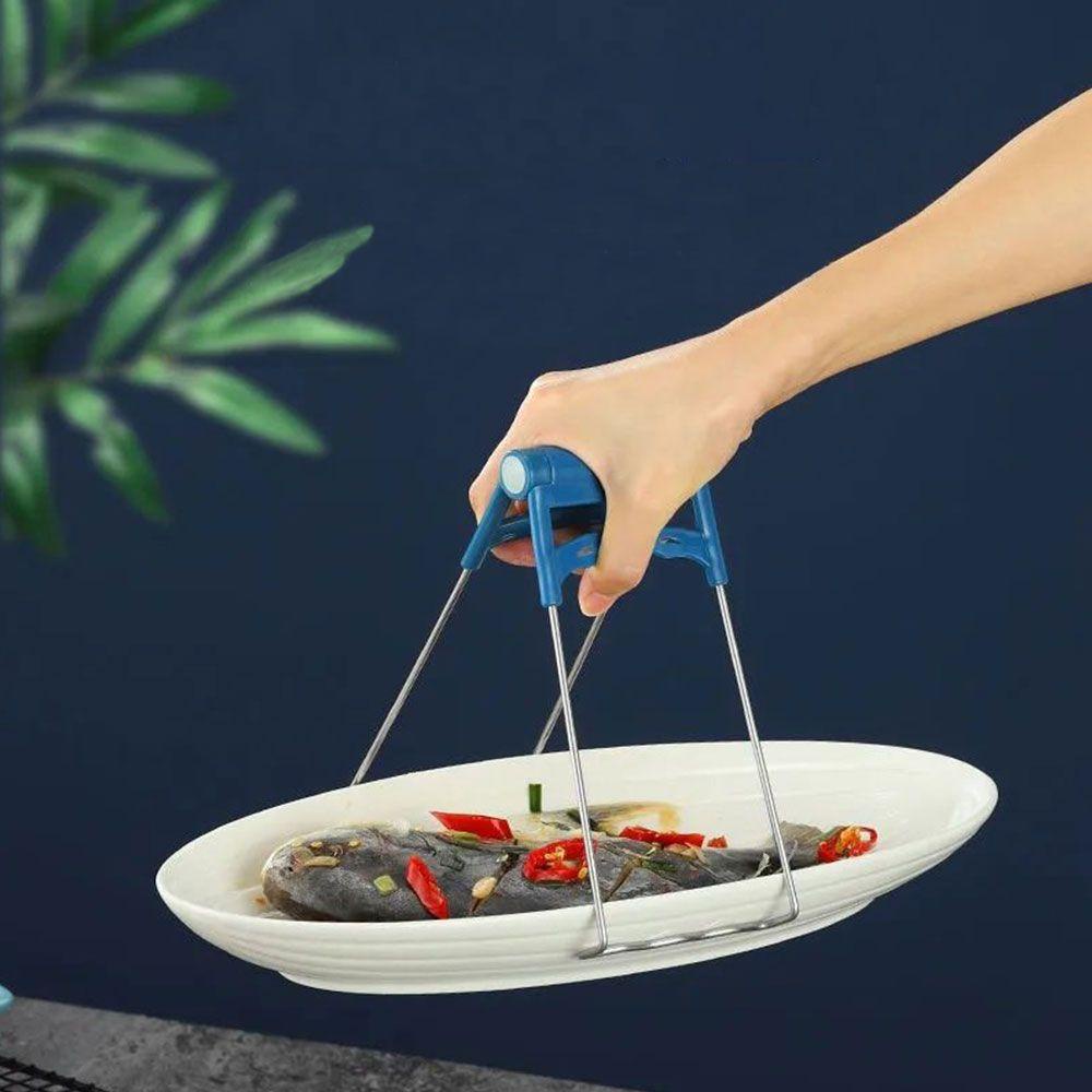 Solighter Klip Anti Panas Penjepit Mangkok Piring Anti Panas Panci Non-slip