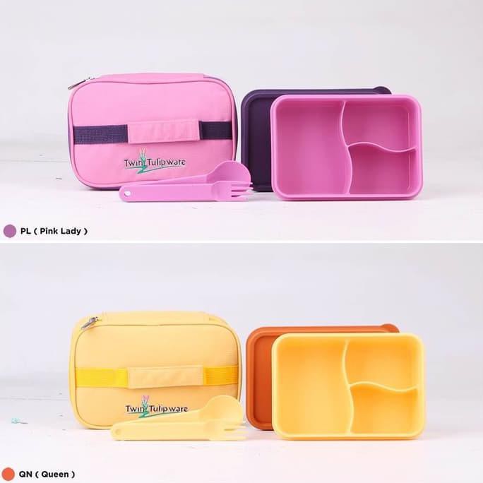 Tas Makan Tupperware - Tempat Makan - Kotak Makan - Multi Meal Set