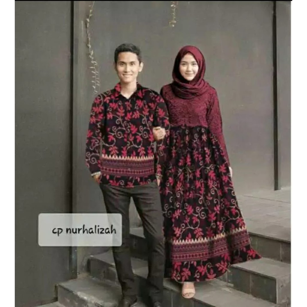 COUPLE NURHALIZAH / COUPLE BATIK / COUPLE FASHION/ GAMIS COUPLE