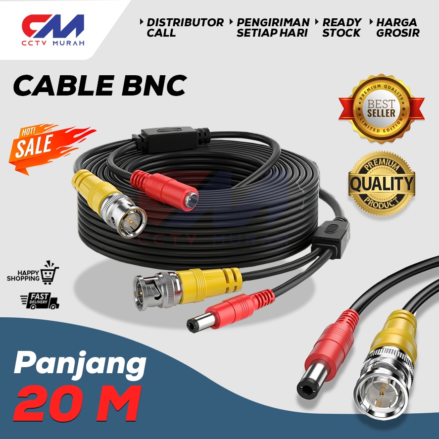 KABEL BNC DC 20 METER