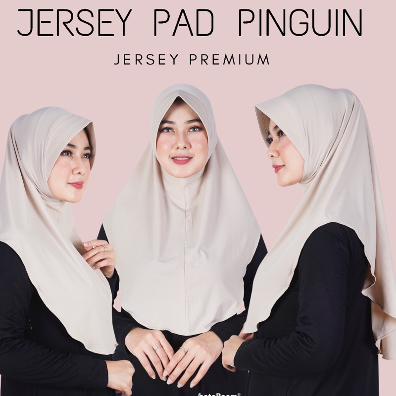 Bergo Pad Pinguin jersey Rumahan