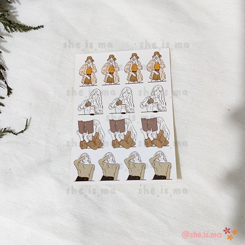 

She is ma - Girls sticker sheet