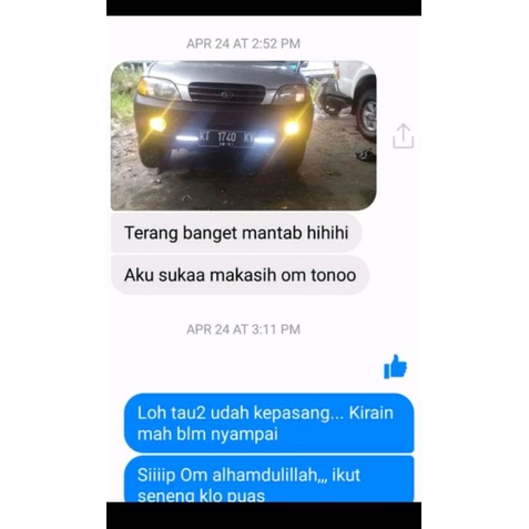 Foglamp Lampu Kabut Taruna Kuning
