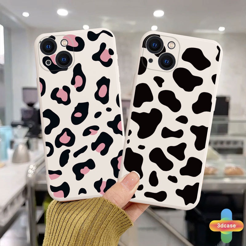 Casing Soft TPU Case Compatible For IPhone 7 Plus 11 6 6S 8 Plus XR 11 12 13 PRO MAX 11 12 13 mini X XS MAX Se 2020 6SPlus 7Plus 6Plus 8Plus XSMAX A54 A15 A16 A9 A5 A7 A5S Y12 Y20 Fashion Leopard Print Camera Lens Protection Case