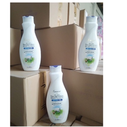 SILKENING  BODY LOTION 200ML / LAURENT SILKENING BODYLOTION /BODY LOTION PEMUTIH TUBUH /BODY LOTION SUSU KAMBING