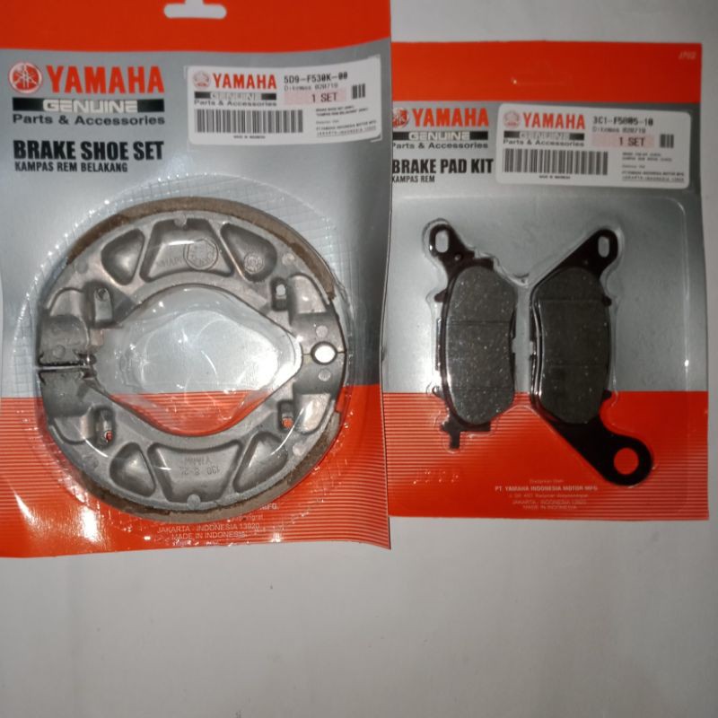 Kampas Rem Depan Belakang Mio Smile Fino Karbu Mio Soul Gt Xeon Karbu Xeon Rc.